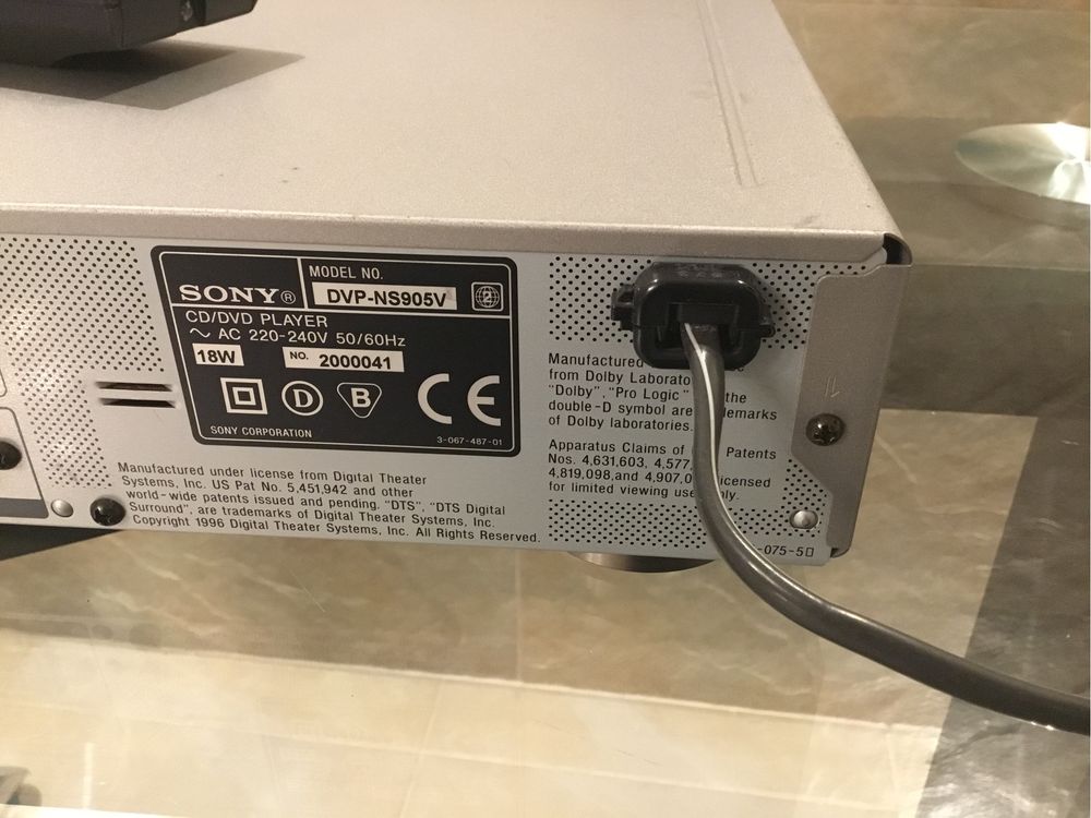 Leitor de Cd/Sacd SONY DVP NS905V QS