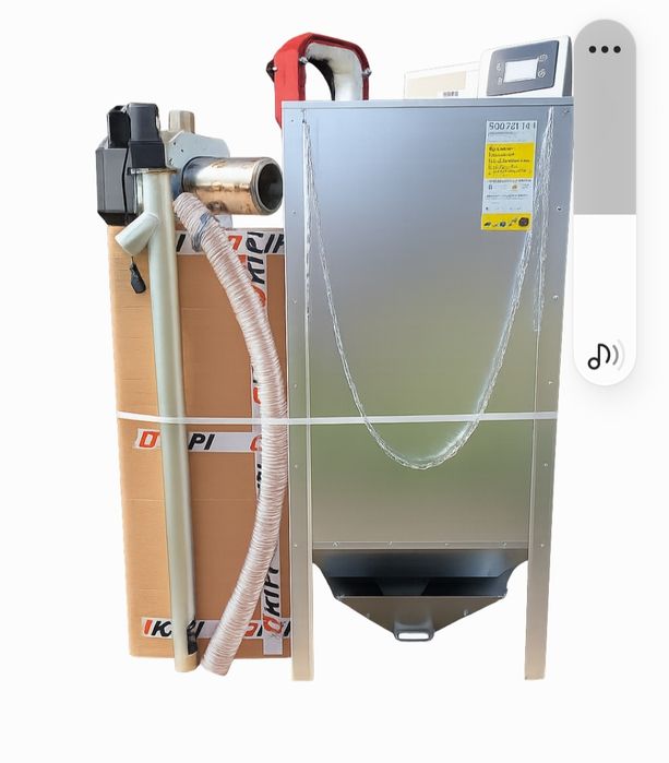 Zestaw do modernizacji kotła pieca na pellet 36 kW przystawka układ 5