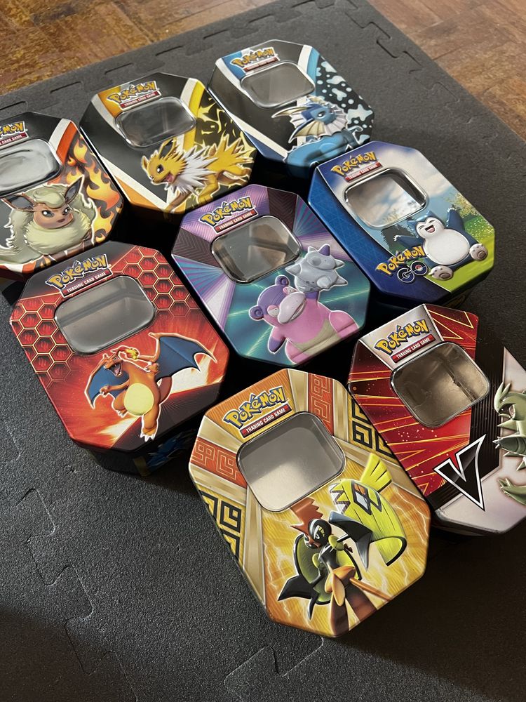 Pokemon TCG - Tins Vazias