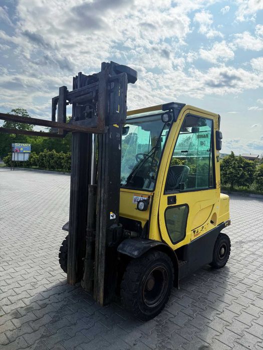 wózek widłowy HYSTER H2.5FT diesel Yanmar Triplex 5.50m kabina 9600mtg