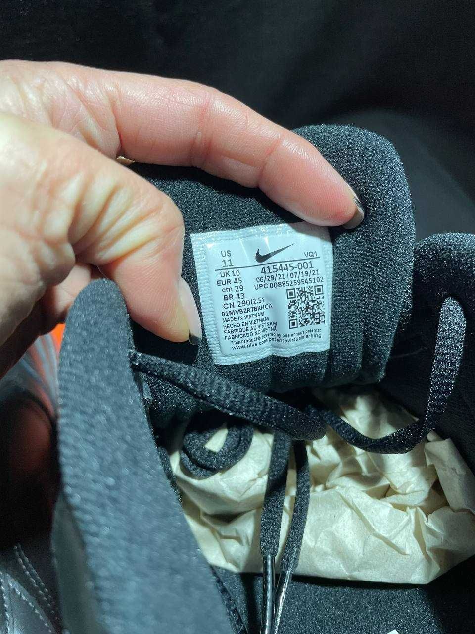 кроссовки Nike Air Monarch IV оригинал чёрные