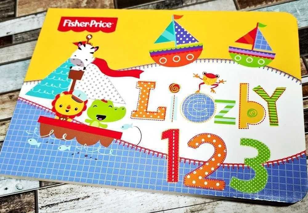 Twarda książeczka Liczby 123_ nowa Fisher Price