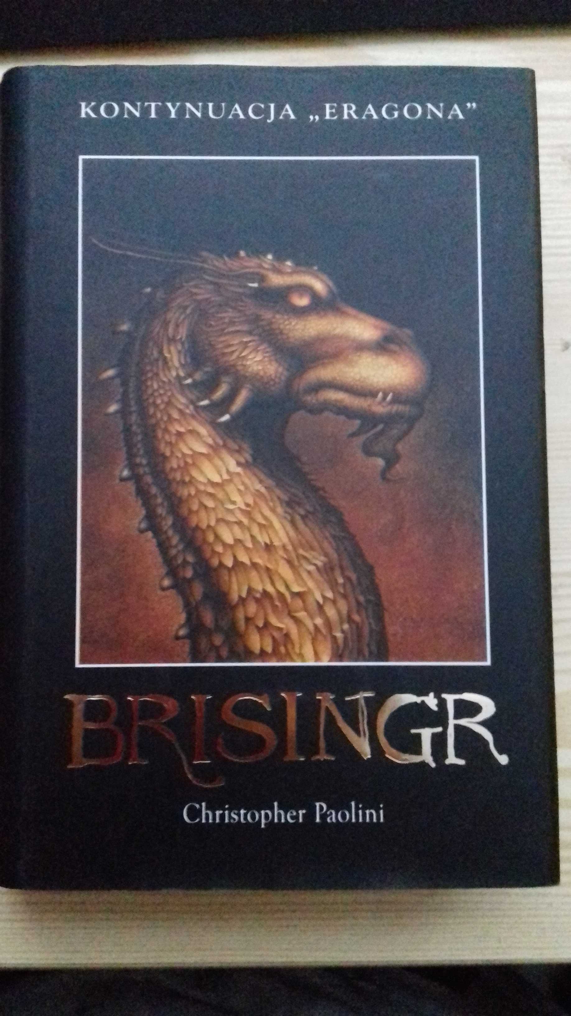 [Idealny stan] Brisingr Twarda Okładka Eragon Kontynuacja