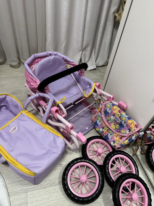 Коляска для ляльки Baby Born Делюкс S2  + Подарунок (маленька коляска)