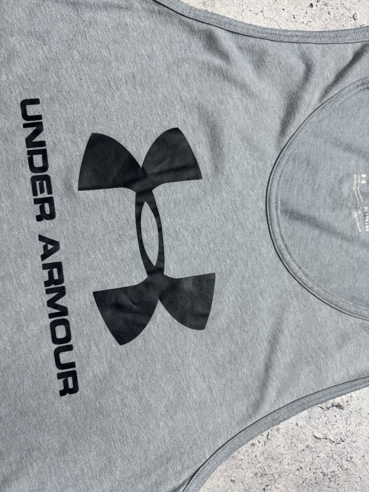 Мужская Майка Under Armour С Большим Логотипом Оригинал Идеал L-XL