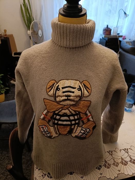 Sweterek damski Golf rozmiar M/L welna