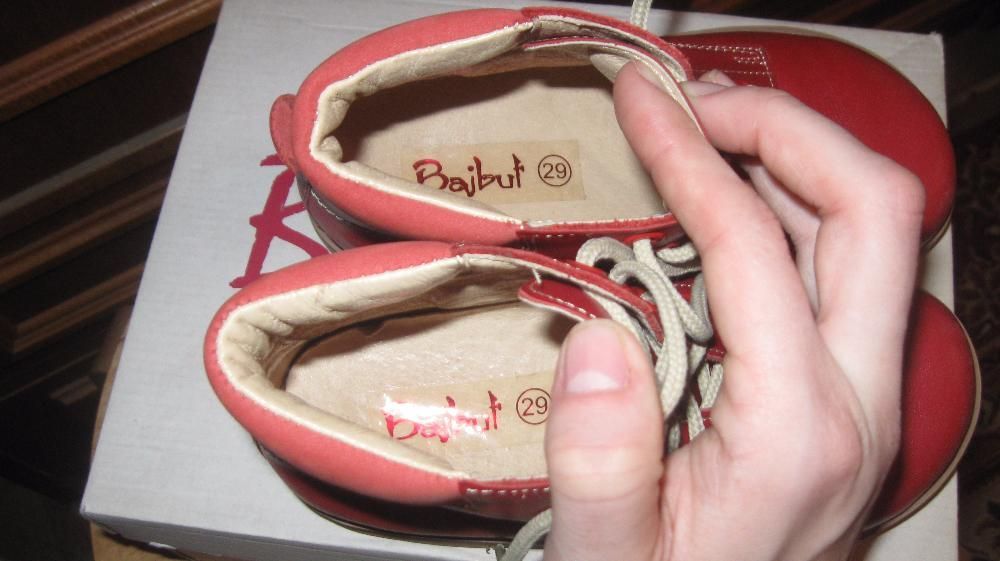 Buciki dla dziecka, Bajbut buty, półbuty, trzewiki r.29