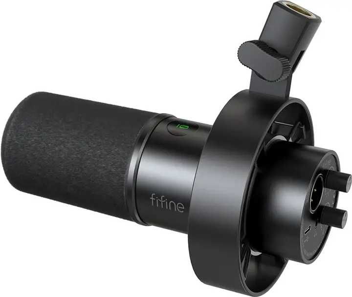 Мікрофон динамічний Fifine K688 (Чорний,Білий,Рожевий) XLR/USB