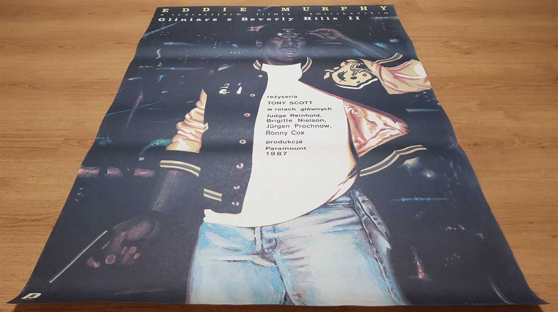Gliniarz z Beverly Hills 2 ORYGINAŁ plakat 1988 Skorwider