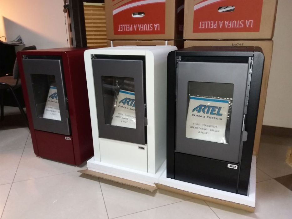 Piecyk piec kominek na pellet AUTOMATYCZNY Artel Nina- 7,1 kW