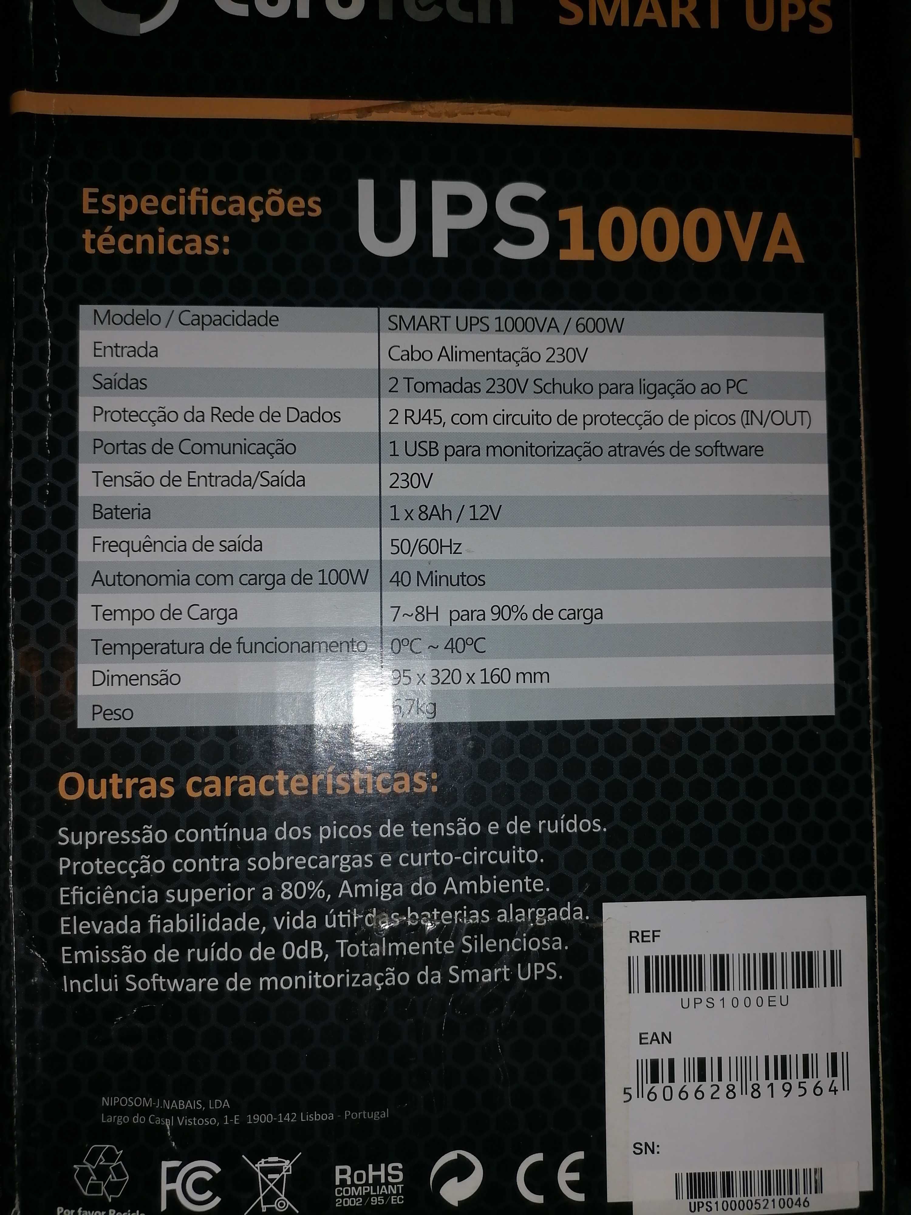 Ups 1000 nova mesmo