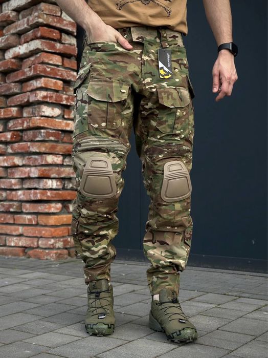 Тактичні штани G3 Idogear з наколінниками. Мультикам. Гурт. Штурмові