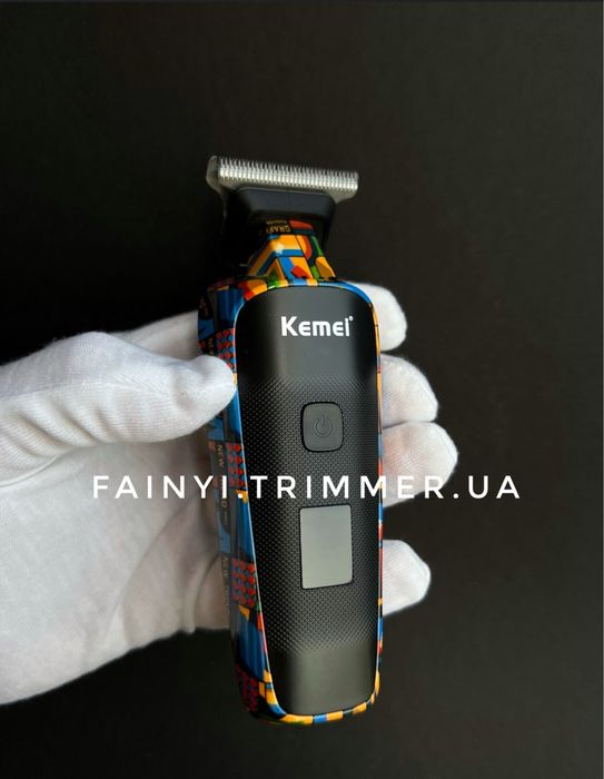 Тример для бороди kemei + сироватка minox+ олійка для бороди