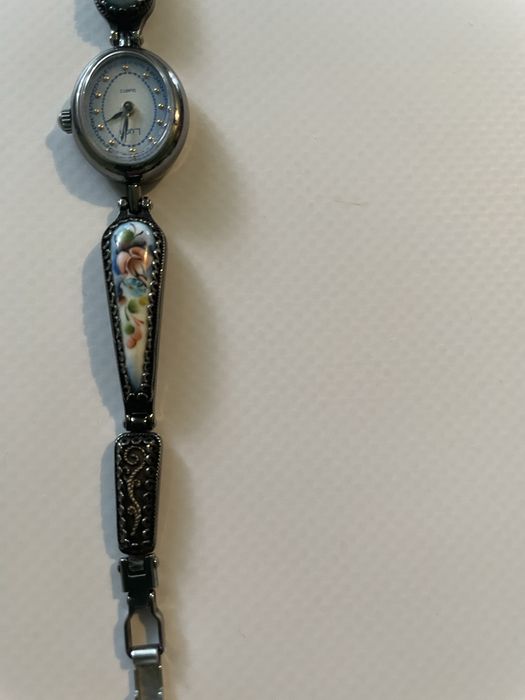 Годинник вінтажний сувенірний,емаль,фініфть