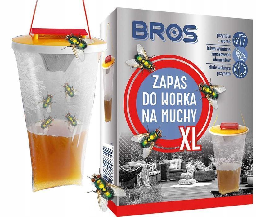 Bros - Zapas Do Worka Na Muchy Xl - 2 Szt.