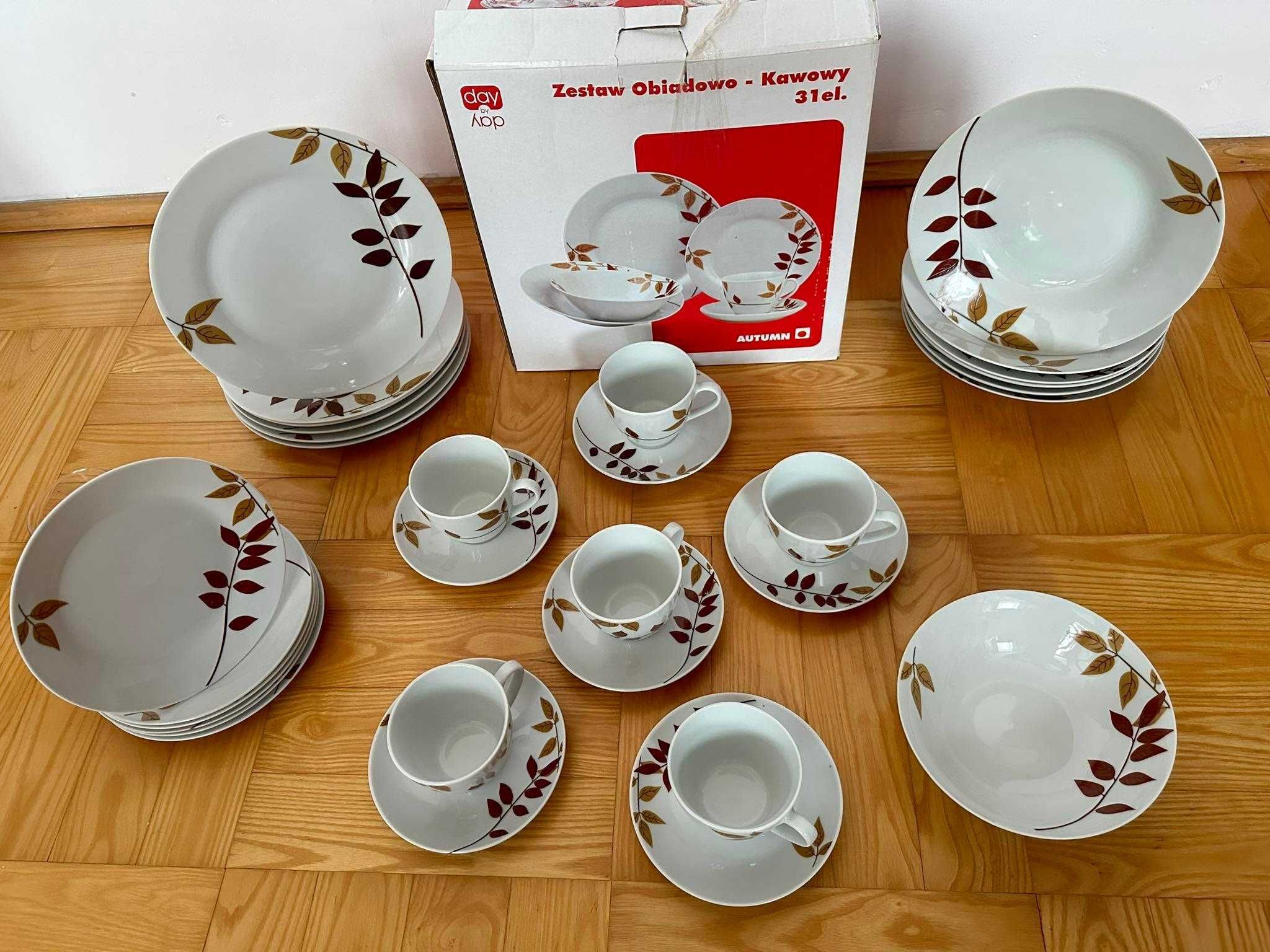 Serwis porcelanowy obiadowo-kawowy Altom autumn 60 szt - 12 osób