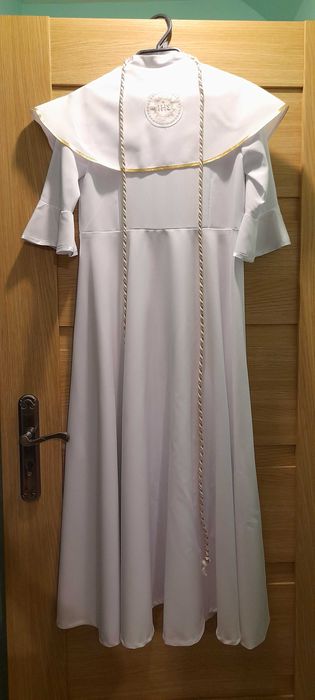 mam do sprzedania albę  komunijną dziewczęcą