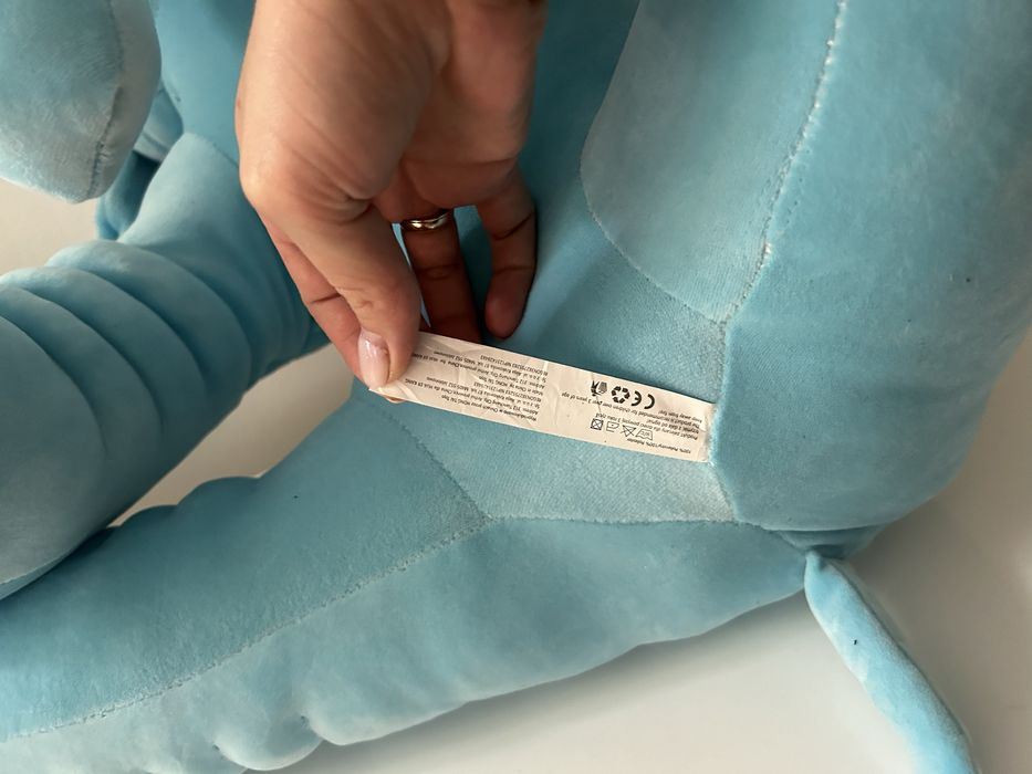 Niebieski duzy slon maskotka