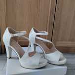 Buty ślubne białe catwalk r.39