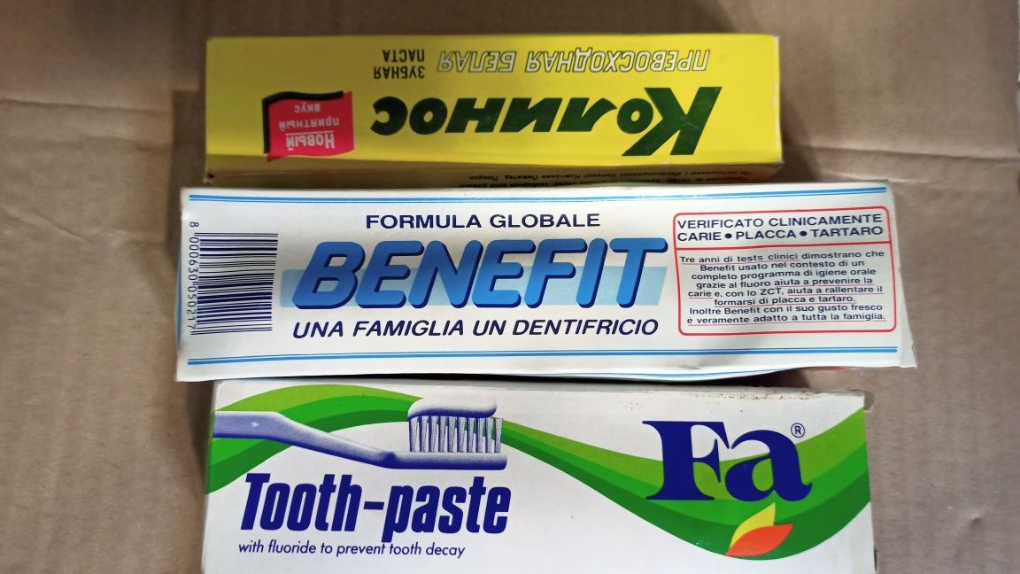 Зубная паста 80 х годов