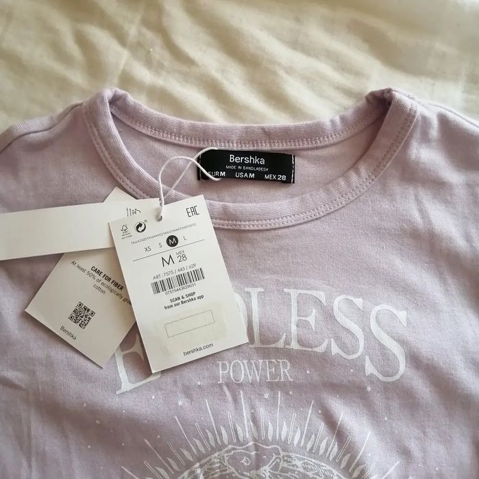 Crop top lilás da Berhska