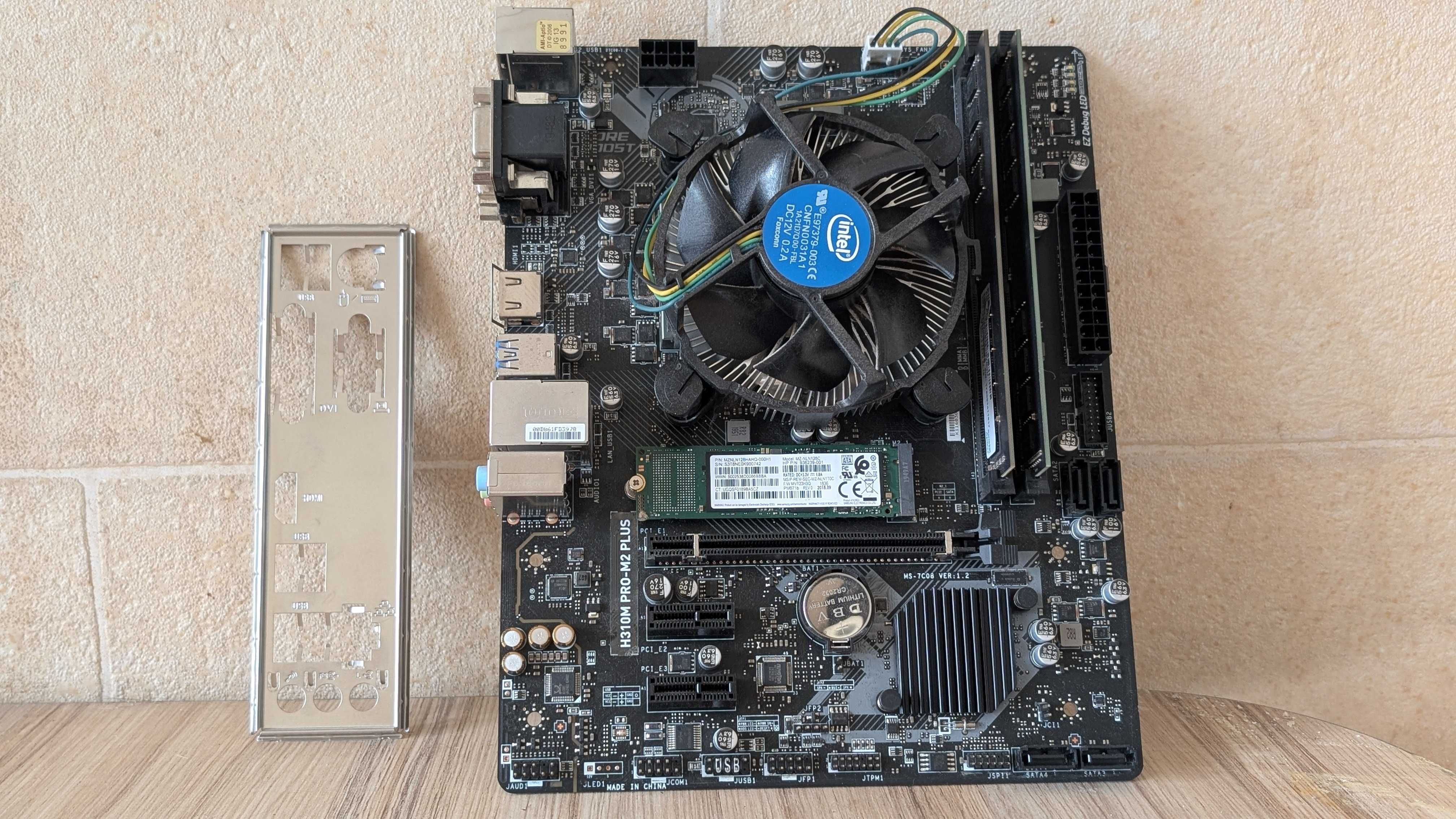 Комплект i5 9400f + MSI H310M PRO-M2 PLUS + 16 GB DDR4 2666 + 120 GBM2