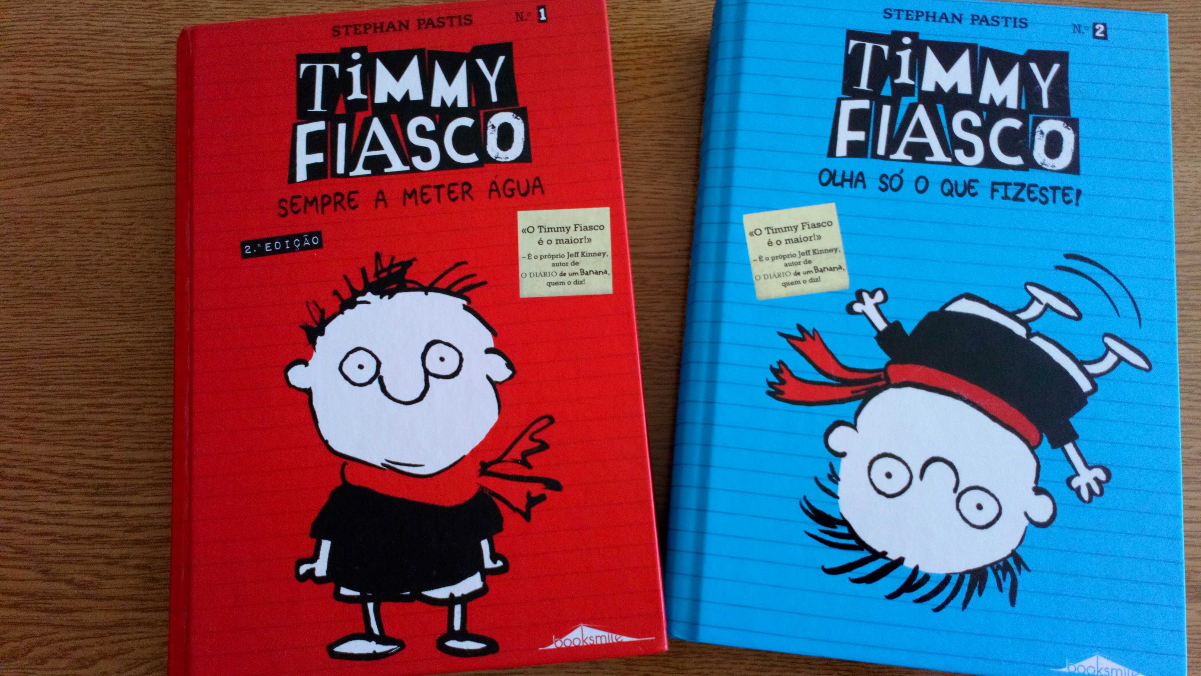 Timmy Fiasco, de Stephan Pastis, 4 livros