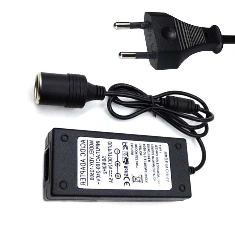 Conversor / Inversor Isqueiro Carro p/ Casa 220V / 12V 5/10A (60/120W)