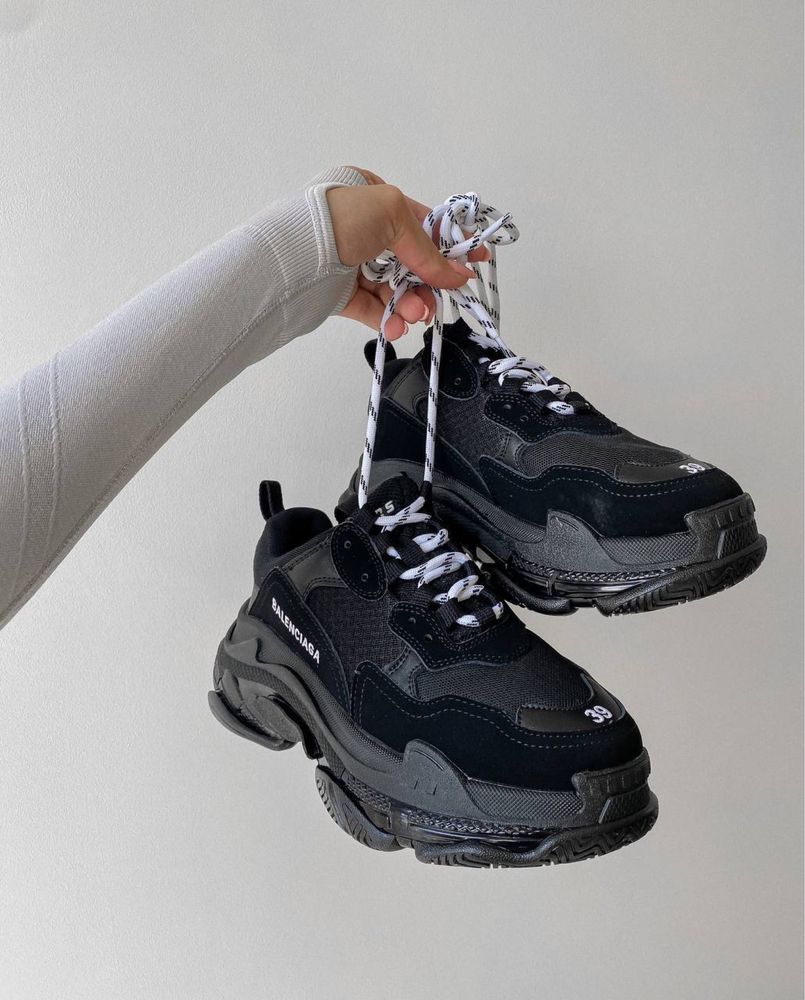 Buty Balenciaga Triple S clear black 36-45r