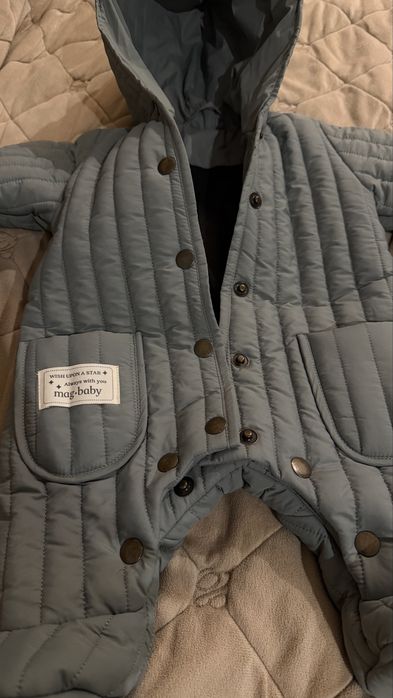 Дитячий стьобаний демісезонний комбінезон