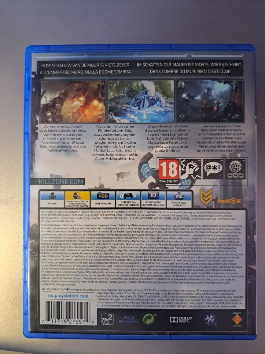 Killzone Shadow Fall PS4