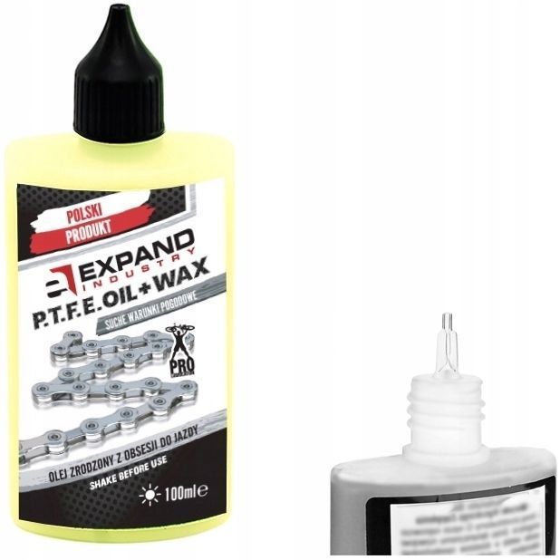 Expand PTFE 100ml olej łańcucha suchy smar suche warunki szosa