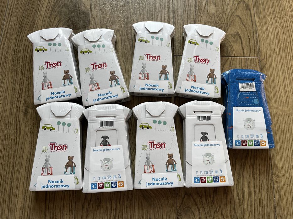 Nocnik jednorazowy TRON - zestaw 9szt