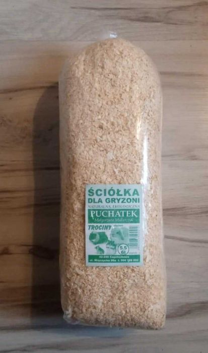 Ściółka trociny dla gryzoni Puchatek naturalna 6l
