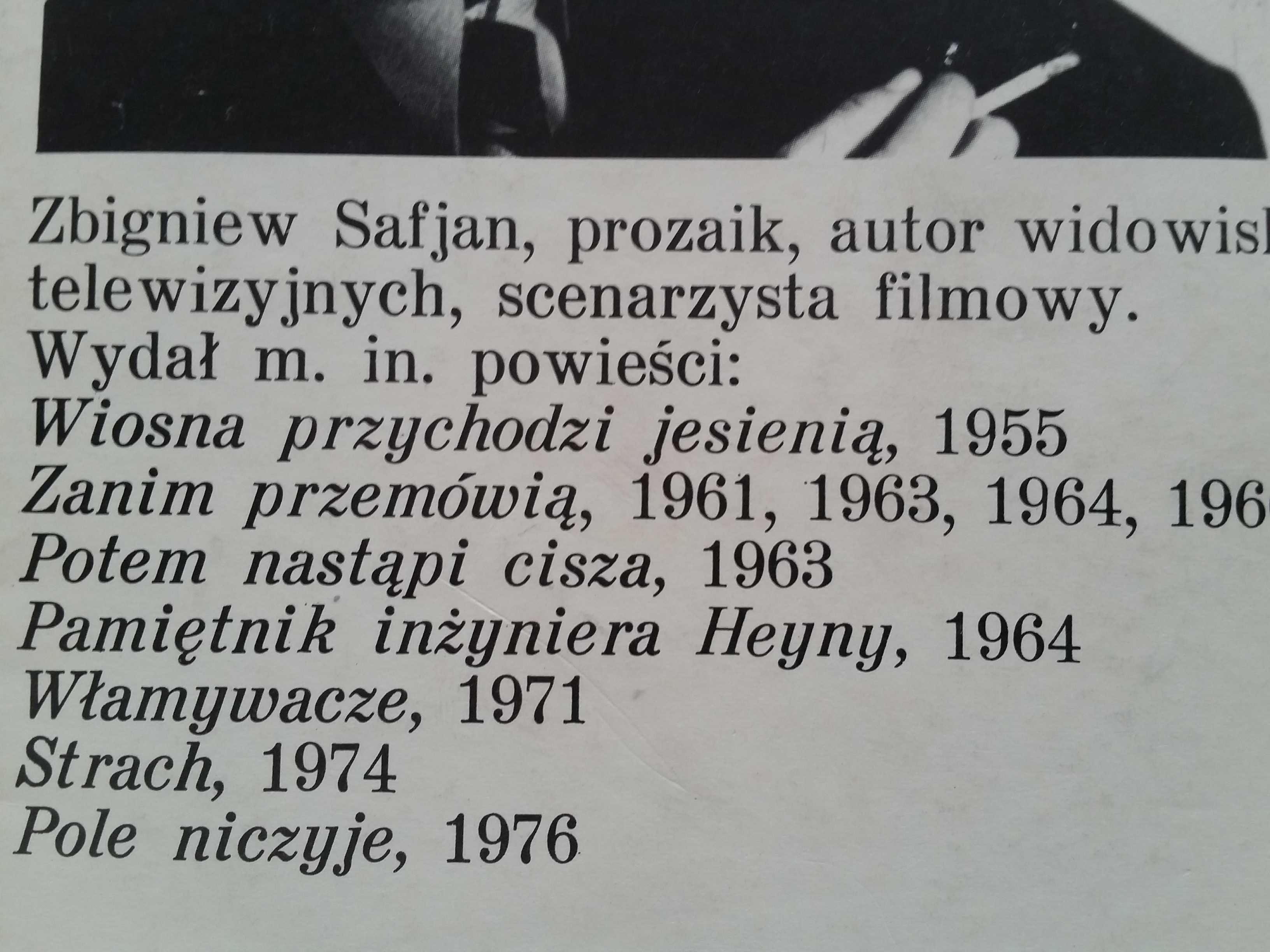 Ulica Świętokrzyska książka Zbigniew Safjan 1980