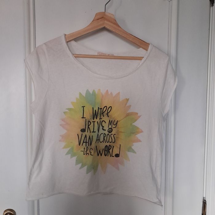 T-Shirt Bershka branca