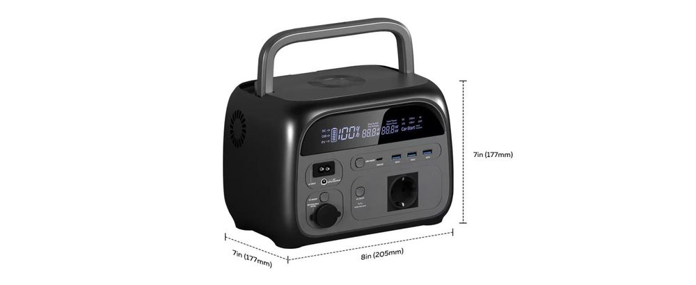 Зарядна станція CTOLITY AP400 600W, 108000 mAh з бездротовим зарядним