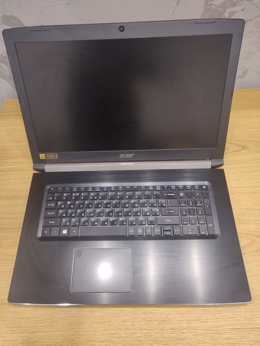Продам ігровий ноутбук Acer Aspire A717 17 дюймів (торг)
