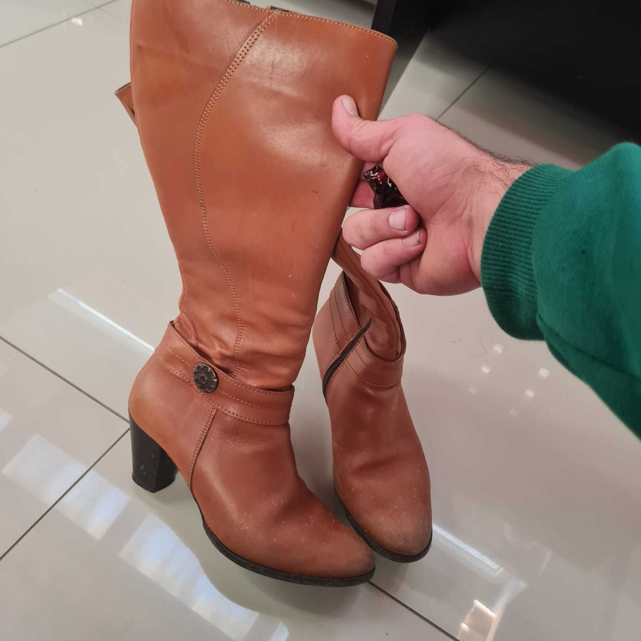 Conjunto de botas cano alto