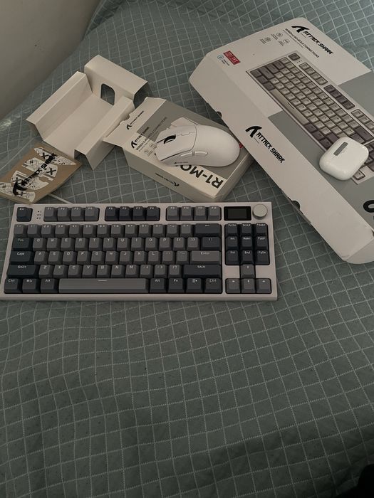 Mysz Attack Shark R1, Klawiatura Mechaniczna Attack Shark k86pro