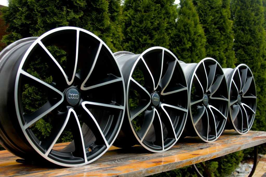 5x112 17 cali Audi A3 A4 A5 A6 A7 A8 CZARNE CNC jak nowe
