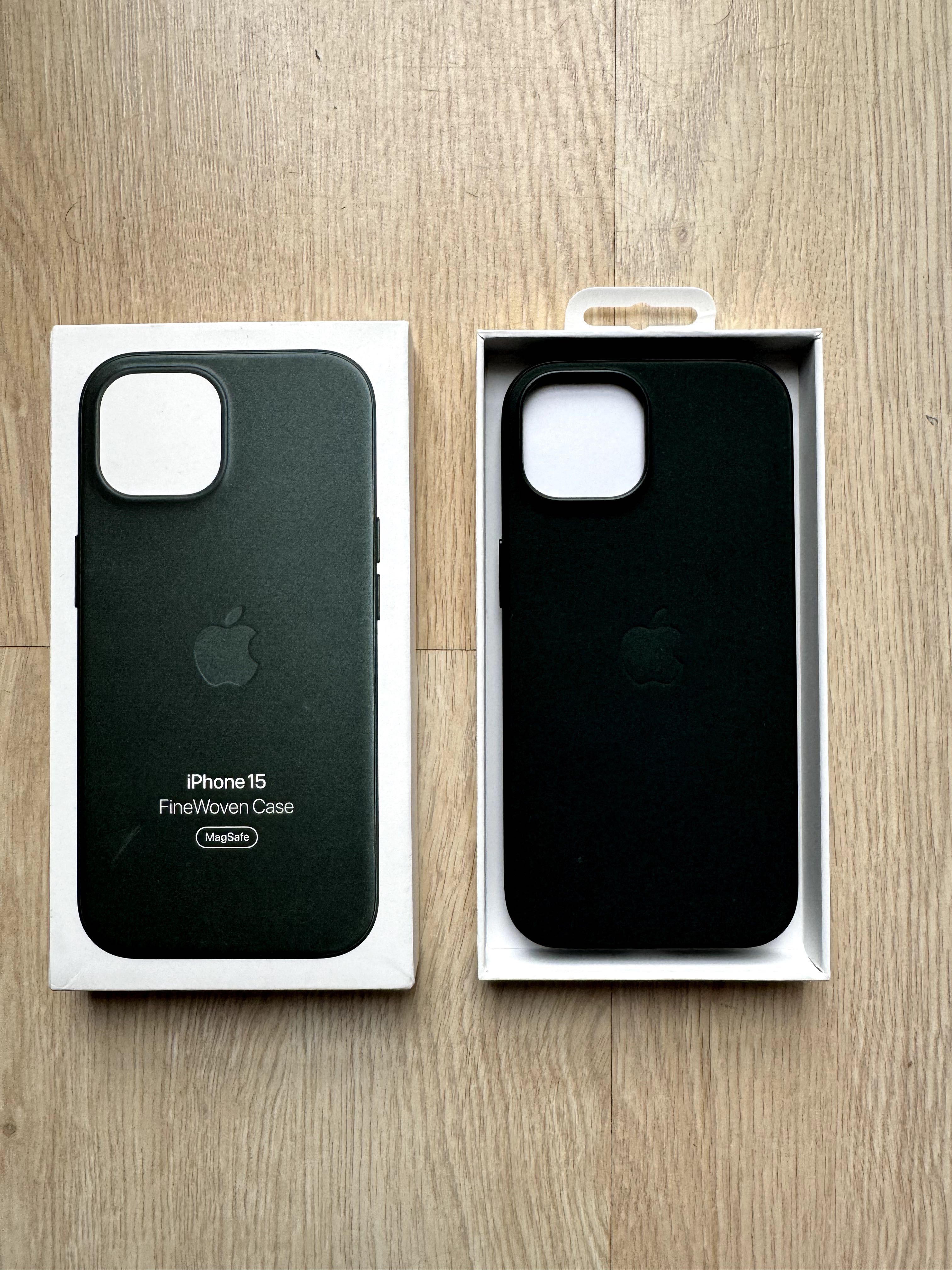 Чохол оригінальний Apple iPhone 15 FineWoven Case Evergreen MT3J3