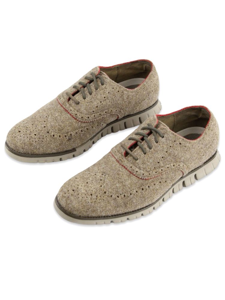 COLE HAAN чоловічі легкі бежеві туфлі оксфорди. Оригінал. (43)