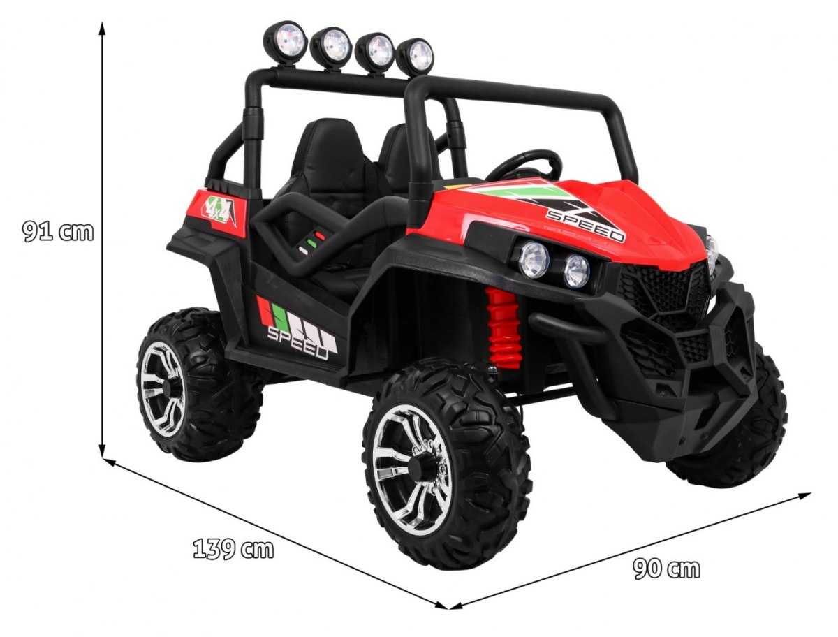 Duży Buggy na akumulator 4x4 Dwuosobowe Autko dla dzieci S2588