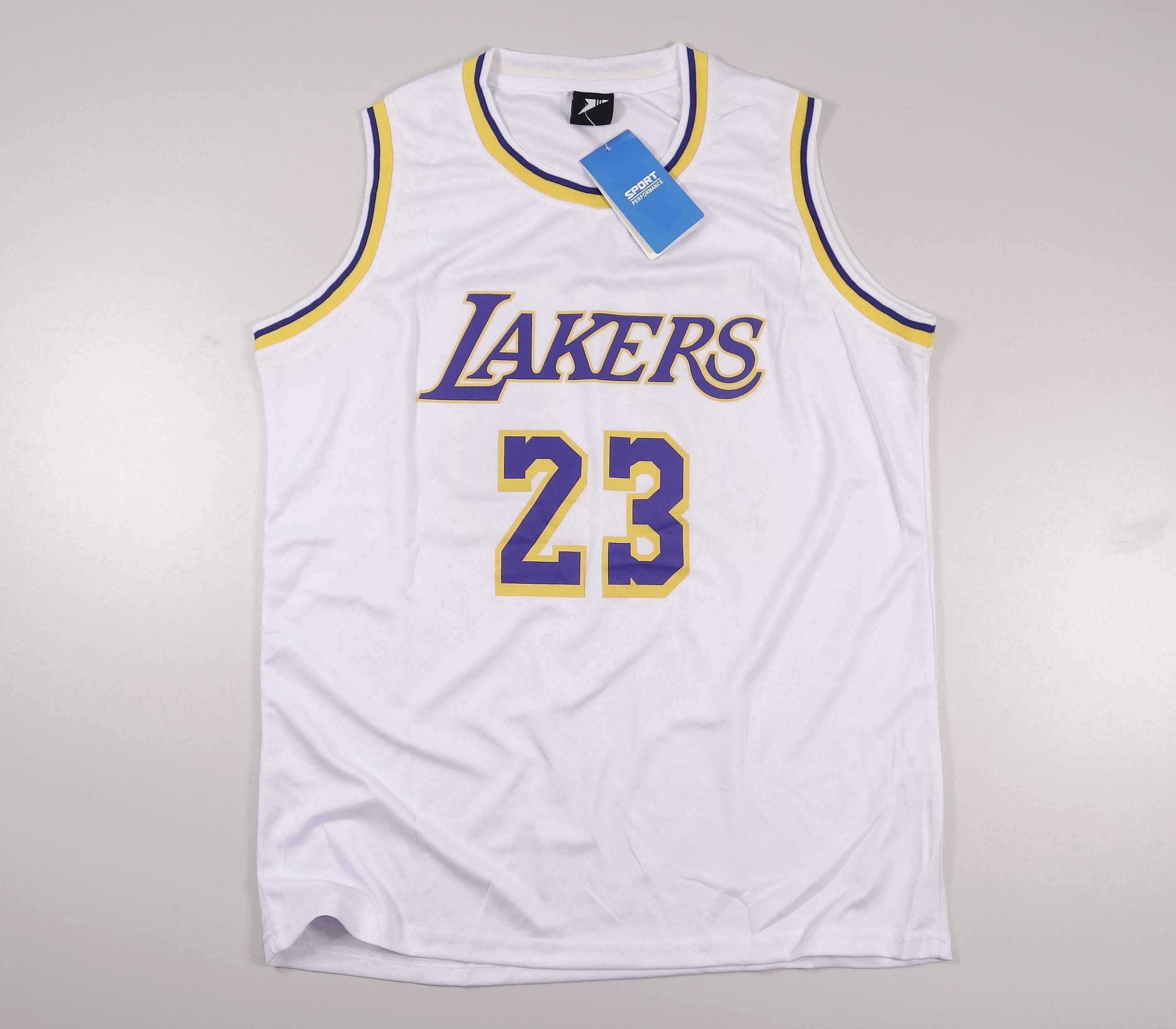 Lakers Los Angeles James 23 NBA Nowa koszulka Męska top tank * L