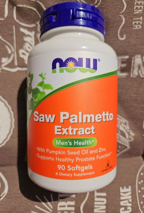 Now Foods saw palmetto сереноя со пальмето екстракт ягоди пальми
