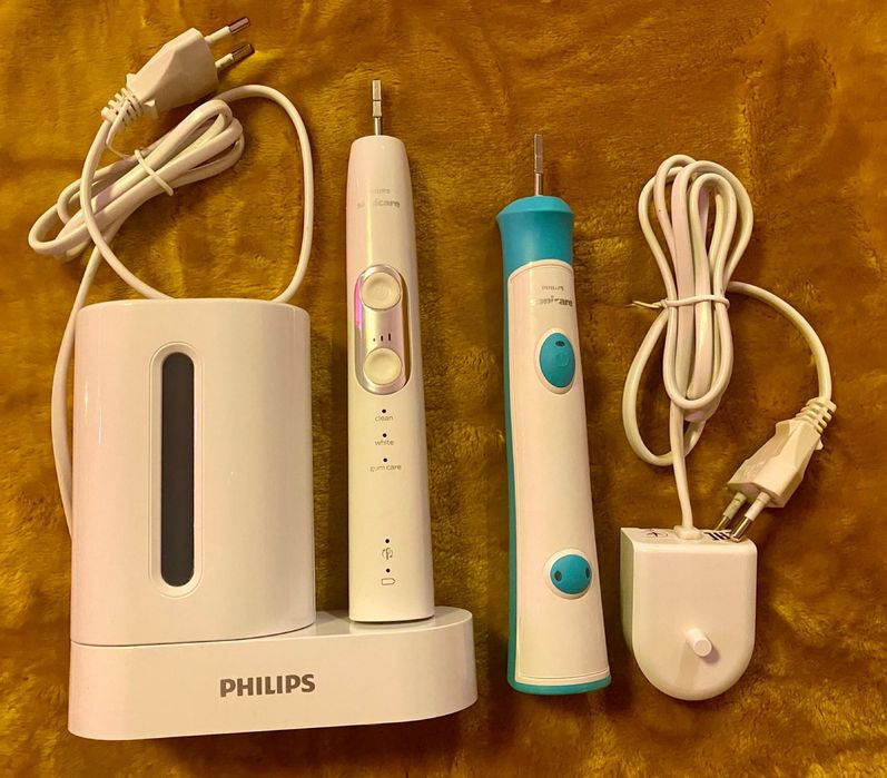 Szczoteczki Philips Sonicare dla doroslego i dla dziecka
