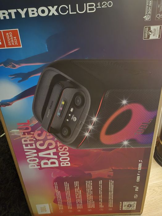 Coluna JBL PartyBox Club 120 Nova-Caixa