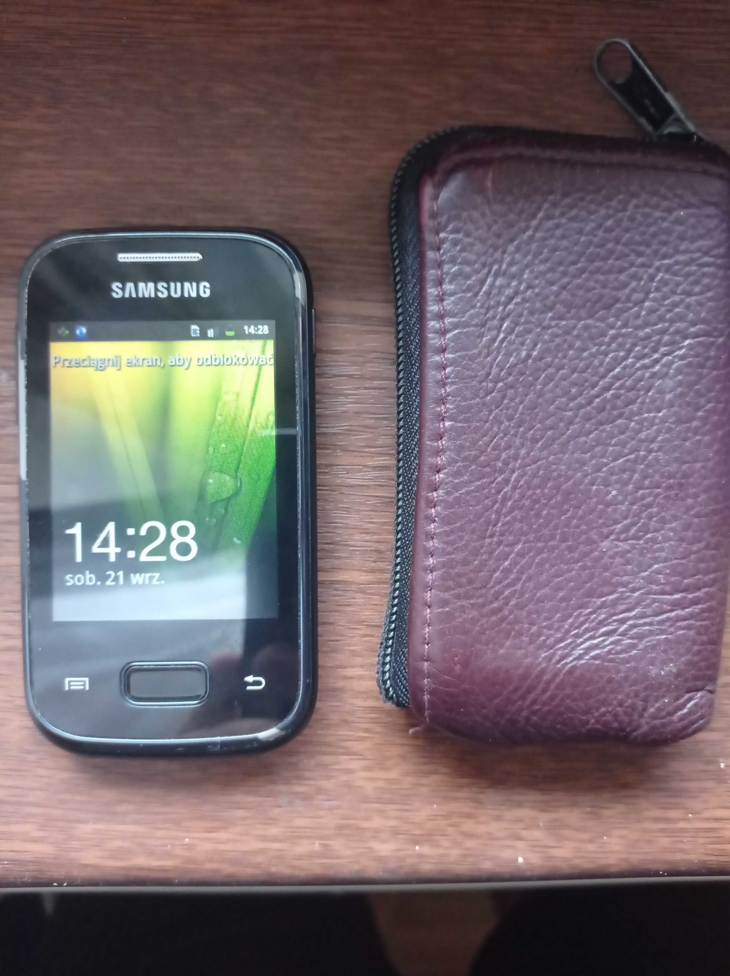 Samsung Galaxy Y GT-S5360 Czarny + Etui