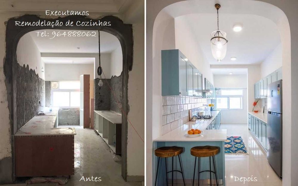 Cozinha nova por 7OO eur. m2 - REMODELAÇÃO!